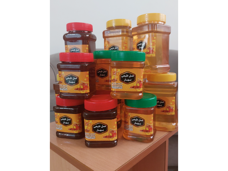 عسل بهار نارنج و عسل جنگل کاملا طبیعی و ارگانیک برداشت ۱۴۰۴