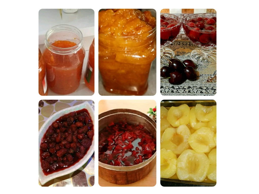 آشپزخونه گیلان بانو 
انواع مربا ، مارمالاد و کمپوت رو از بهترین میوه ها و مواد اولیه و بدون مواد نگه دارنده تهیه می کنه .

طبق سفارش مشتری مربا یا کمپوت و مارمالاد رژیمی و مخصوص افراد دیابتی هم اماده می کنیم . 

☎️  09308393031