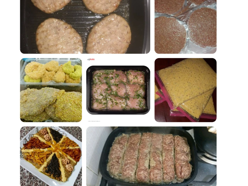 ب

اگر شاغل هستید و زمان کافی برای آشپزی ندارید ، اگر میهمان دارید و فرصت خرید و تهیه مواد غذایی رو ندارید و یا ... بهترین انتخاب ، غذاهای نیمه آماده آشپزخونه گیلان بانو هست 🤗 
چون 
در کوتاهترین زمان آماده می شه 
بدون مواد نگه دارنده هست 
از بهترین مواد اولیه تهیه شده  و 
طعم و عطرِ یه غذای خونگی و دلچسب رو داره 

🌺🌺🌺🌺🌺
محصولات ما : 
انواع همبرگر ( گوشت ، مرغ ، گیاهی ، مخلوط )
شنیسل و ناگت 
مایه کتلت و شامی
مایه فلافل 
کشک بادمجان ( فقط با اضافه کردن  مقداری کشک این غذای خوشمزه رو آماده کنید )

